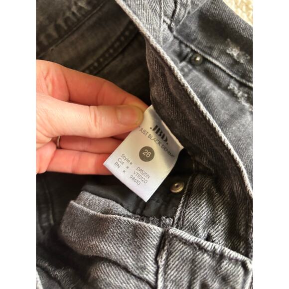 JBD by Just Black Denim Pants Jeans Distressed Size 26 Pre-Owned - Picture 7 of 11